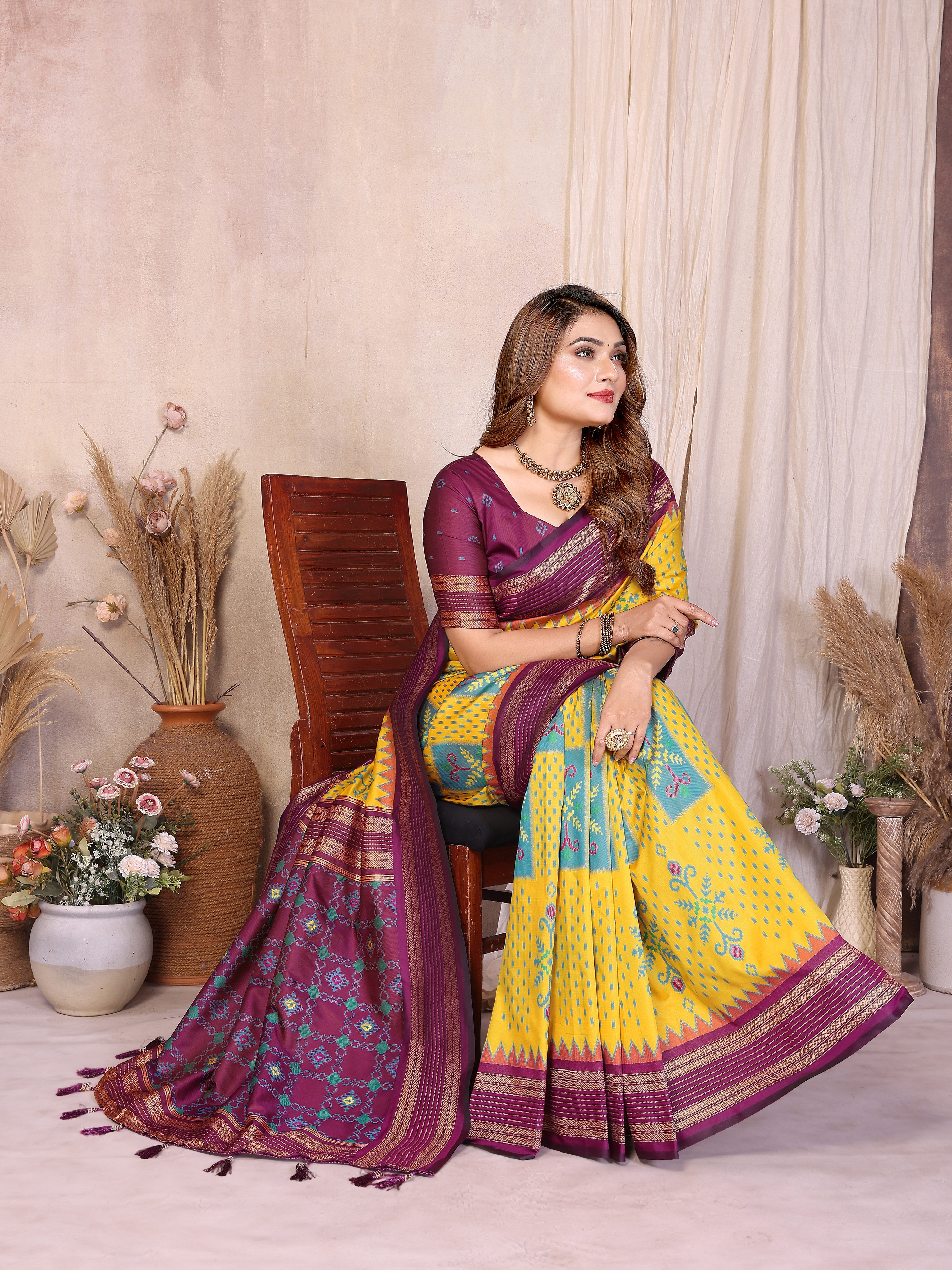 IKKAT ROYAL SILK
