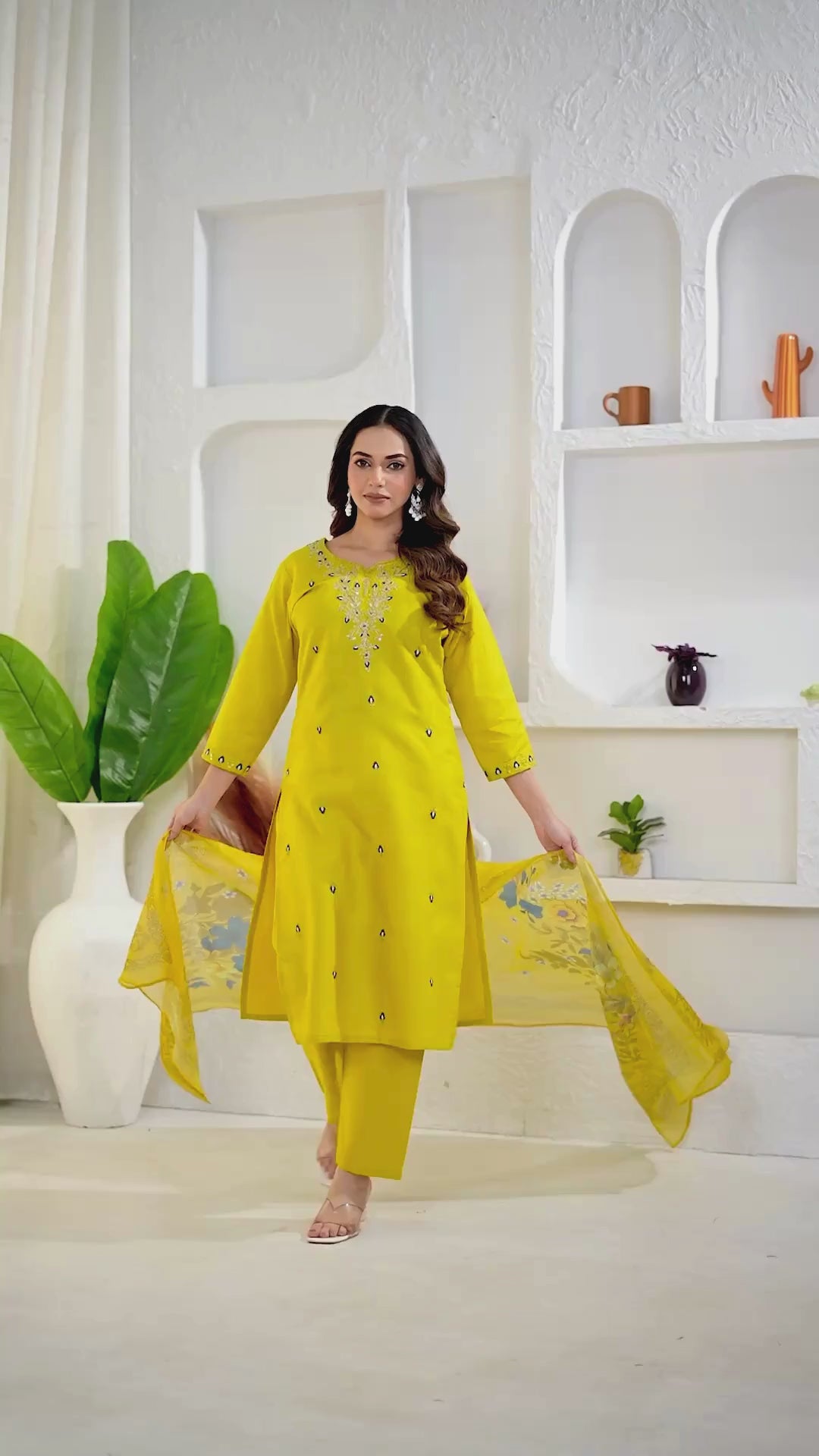 Premium Designer 3 Piece Kurti Set Collection - Somiya