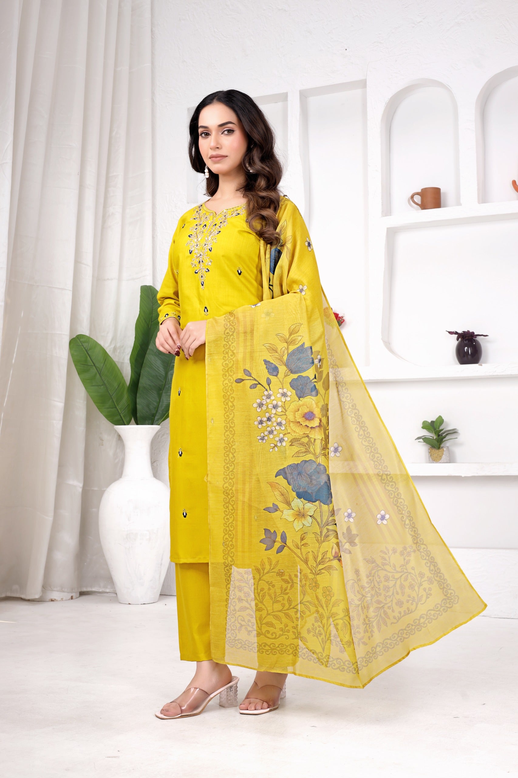 Premium Designer 3 Piece Kurti Set Collection - Somiya